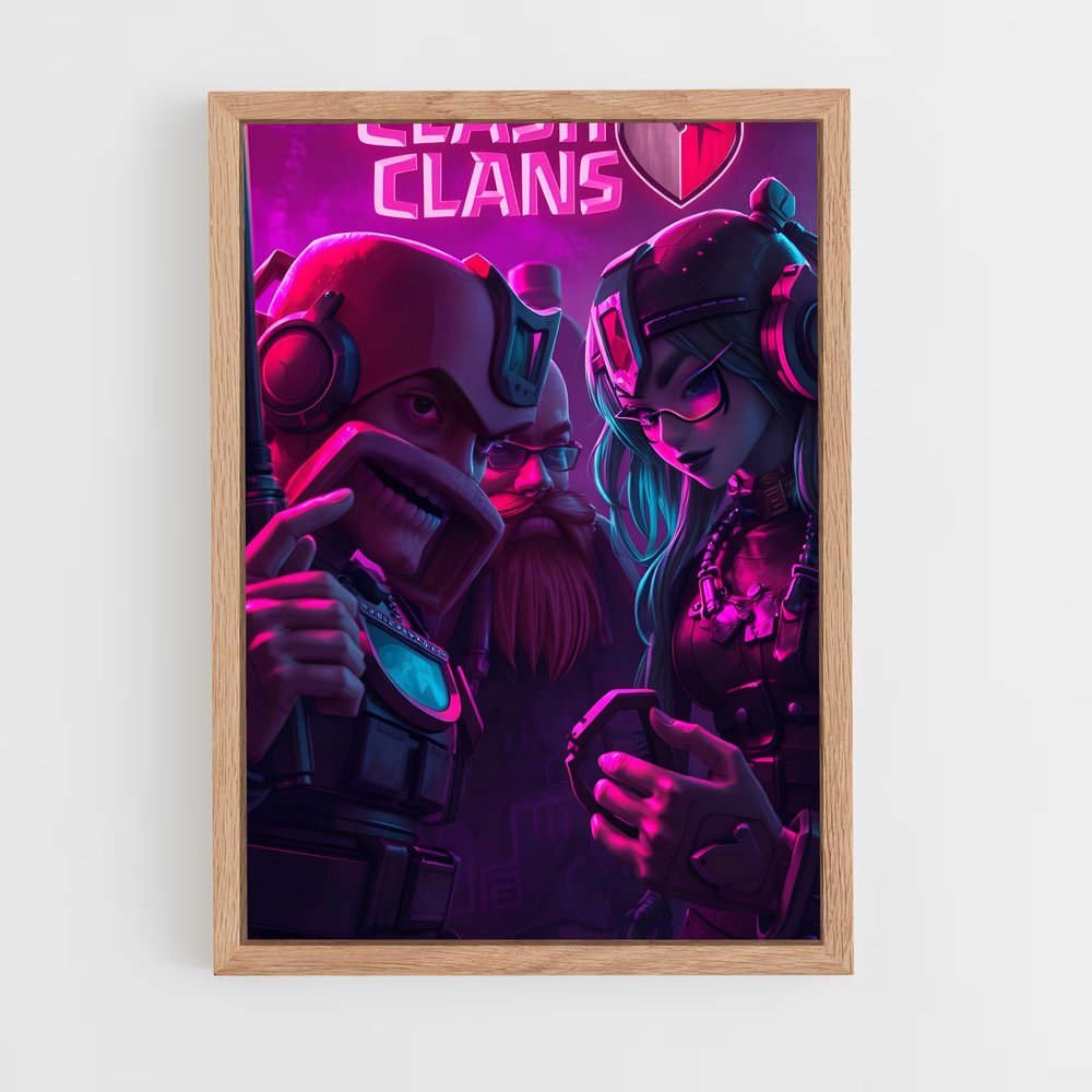 Poster Clan Wars – affiche Clash of clans (vue 4)